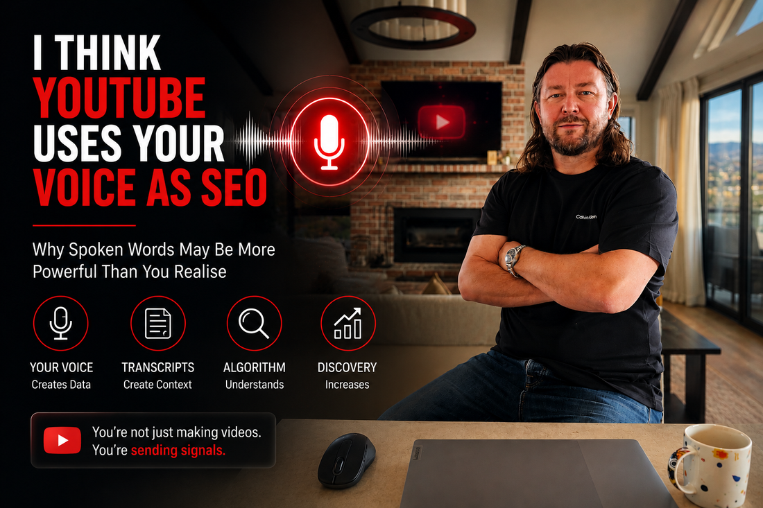 I think YouTube uses your voice as seo