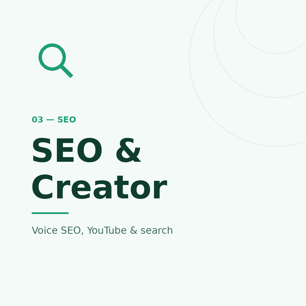 SEO and creator